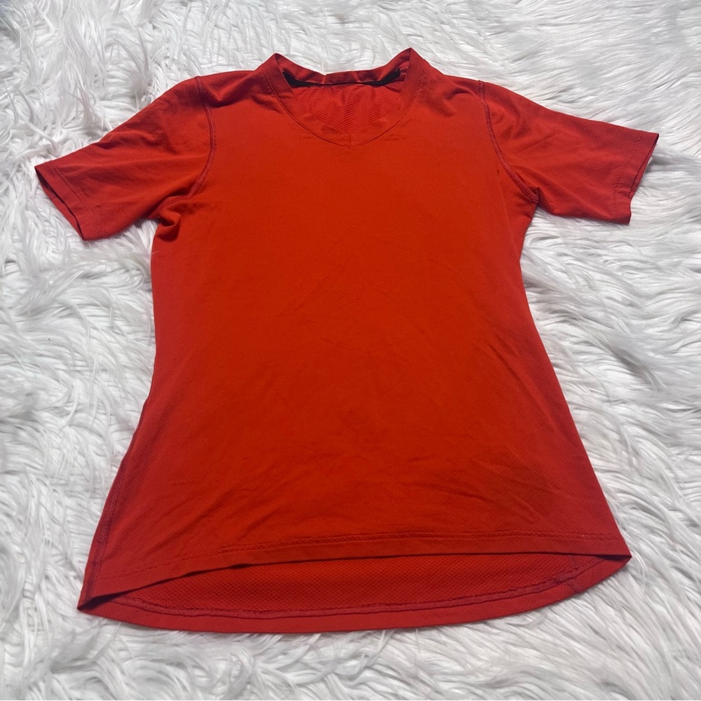 Velocio active orange Fitted T-Shirt with Short Sleeves